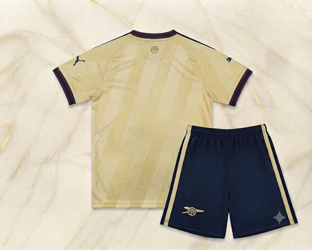 Arsenal Third Kit Kids 26/27 back