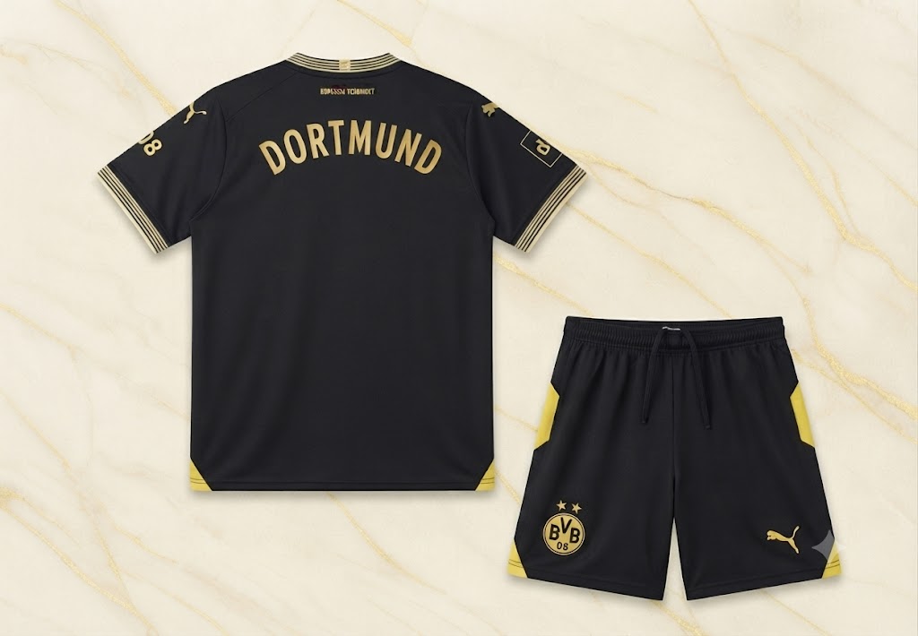 Borussia Dortmund Away Kit Kids 26/27 front