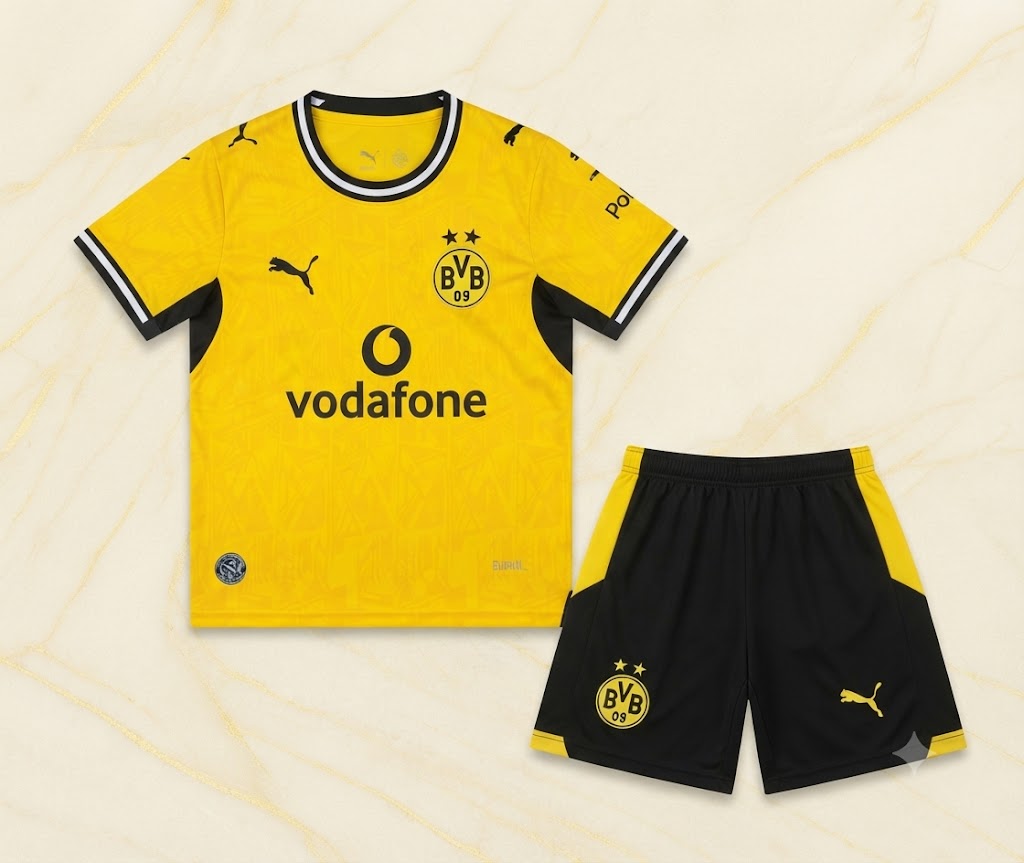 Borussia Dortmund Home Kit Kids 26/27 front