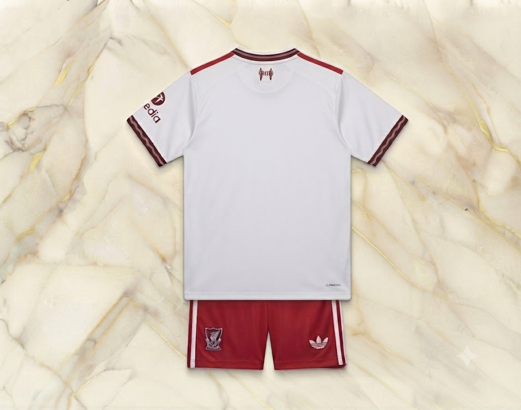 Liverpool Away Kit Kids 26/27 back