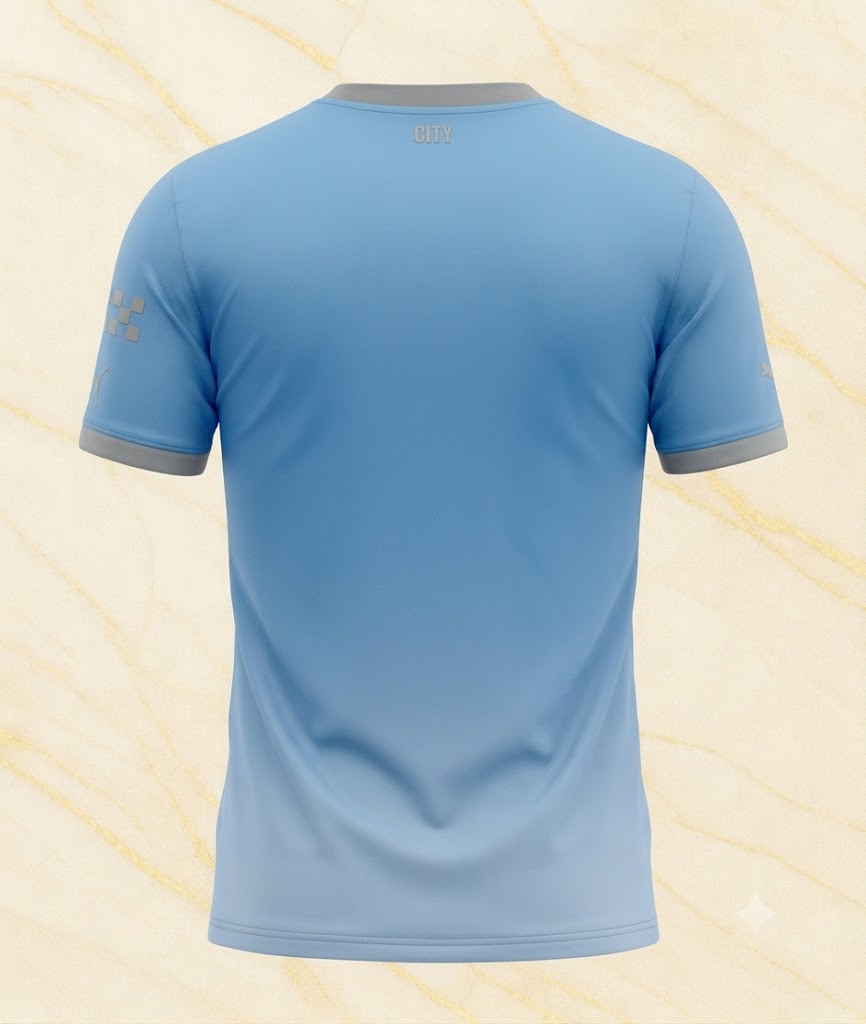 Man City Home Kit 26/27 back