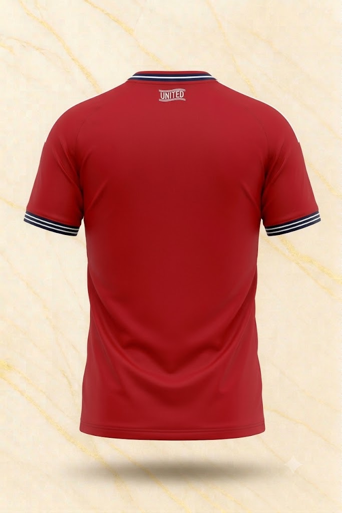 Man United Home Kit 26/27 back