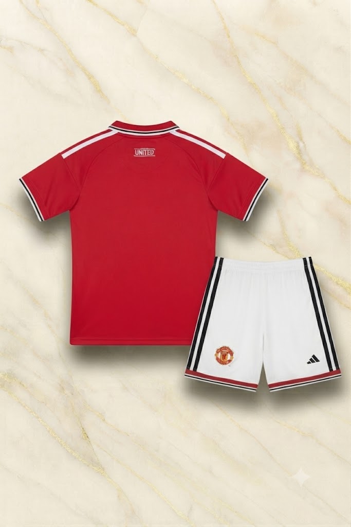 Man United Home Kit Kids 26/27 front